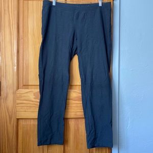 Eileen fisher charcoal grey stretch pants Large